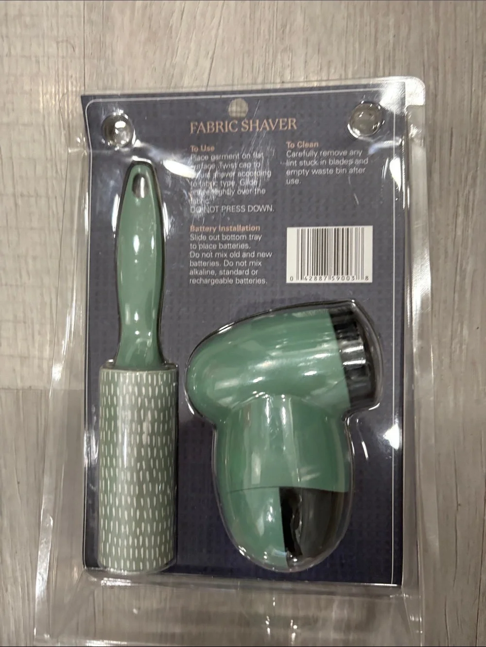Farberware Mint Green Fabric Shaver & Lint Roller Set